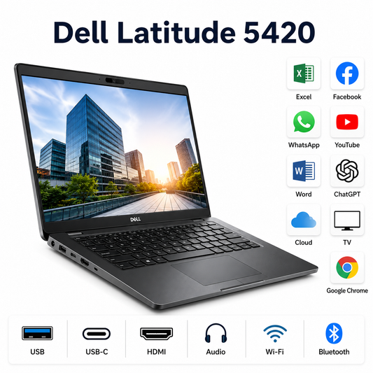 Dell Latitude 5420 Poleasingowy / 14" FHD / i5-1145G7 / 16GB / 256GB SSD / Srebrny
