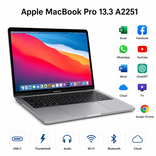 Apple MacBook Pro 13,3” A2251 / i7-1068NG7 / 16GB RAM / 512GB SSD / Iris Plus