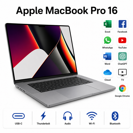 Apple MacBook Pro 16” / i9 / 32GB RAM / 512GB SSD / AMD 5500M-8 GB / win11