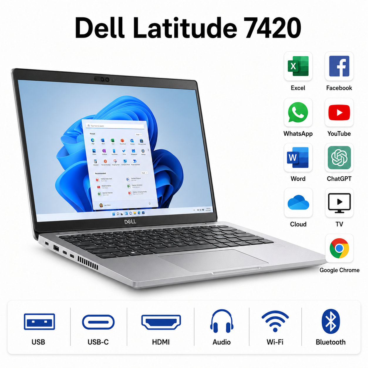 Dell Latitude 7420 i5-1145G7 16GB RAM 256GB SSD Windows 11 14"