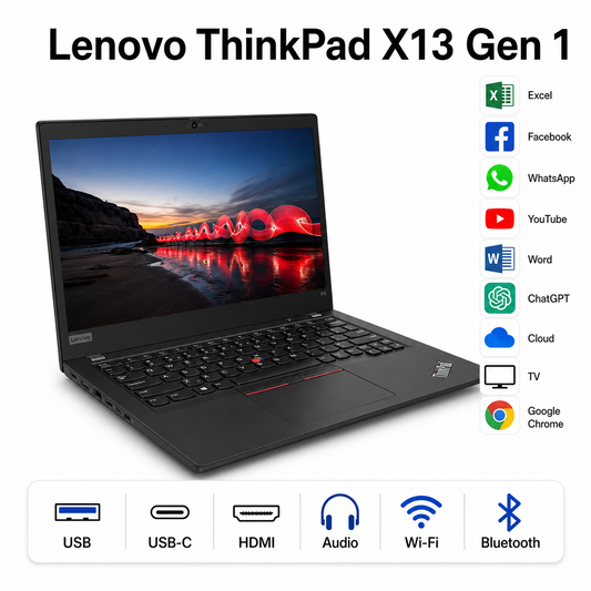 Lenovo ThinkPad X13 Gen 1 13,3" i5-10310U 16GB 256GB SSD Windows 11