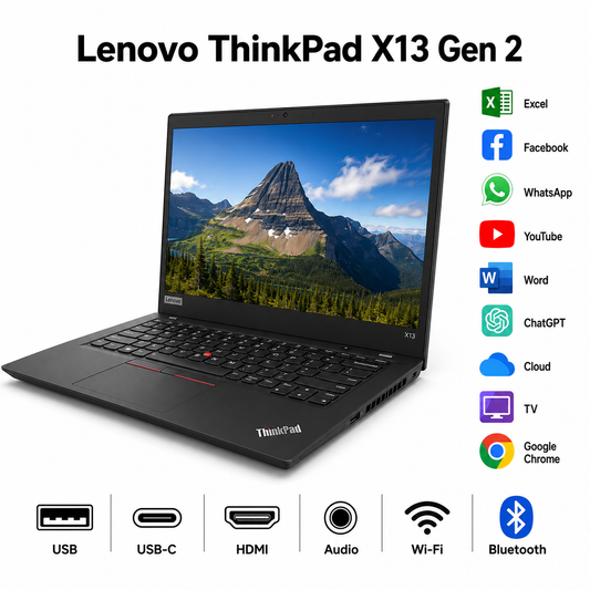 Lenovo ThinkPad X13 Gen 2 13,3" i7-1165G7 16GB 256GB SSD Windows 11 FHD