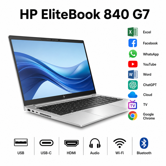 HP EliteBook 840 G7 14" i5-10310U 8GB 256GB SSD Windows 11 FHD